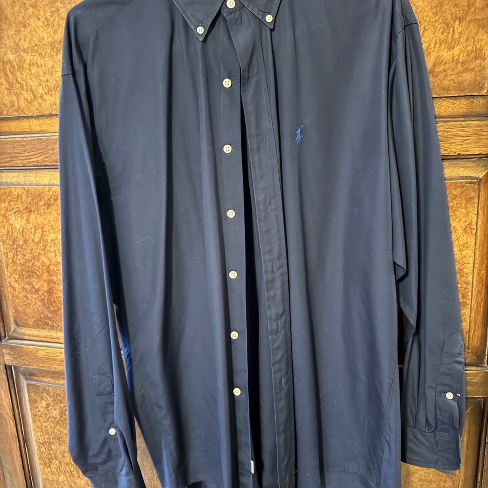 Ralph Lauren Dark Blue Button Down Shirt